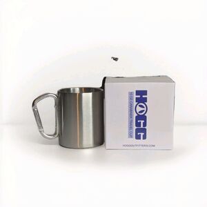 Hogg Stainless Steel Carabiner Travel Cup 10oz